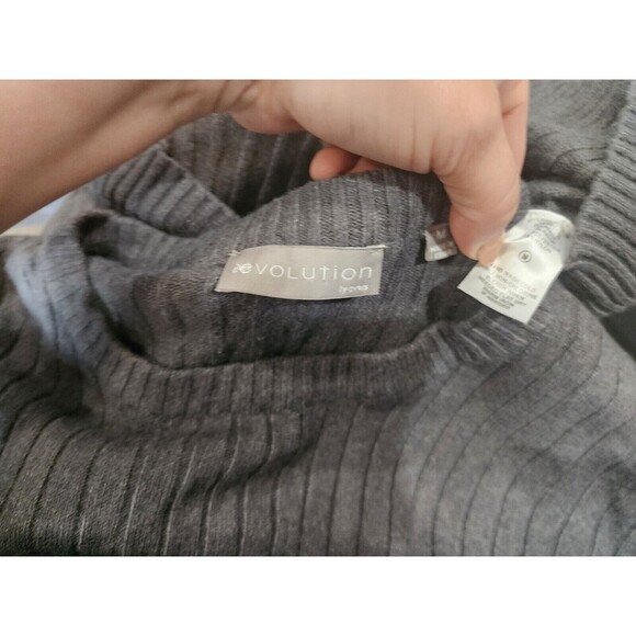 Evolution By Cyrus Women's Sweater Gray Medium - Picture 5 of 5